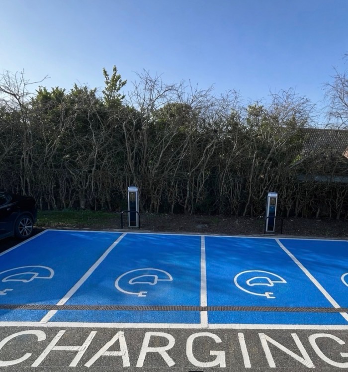 Cliff Park Ormiston Academy — EV charging bays